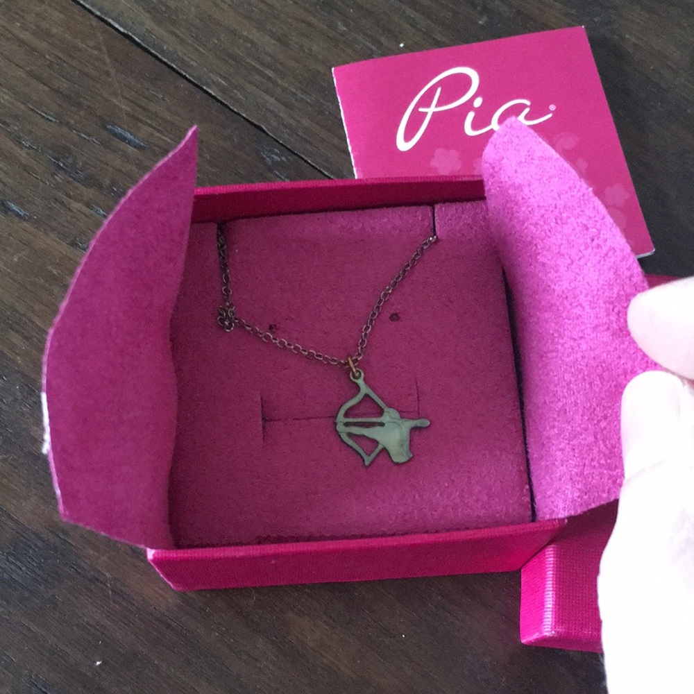 Sagittarius Pia Silver Necklace
